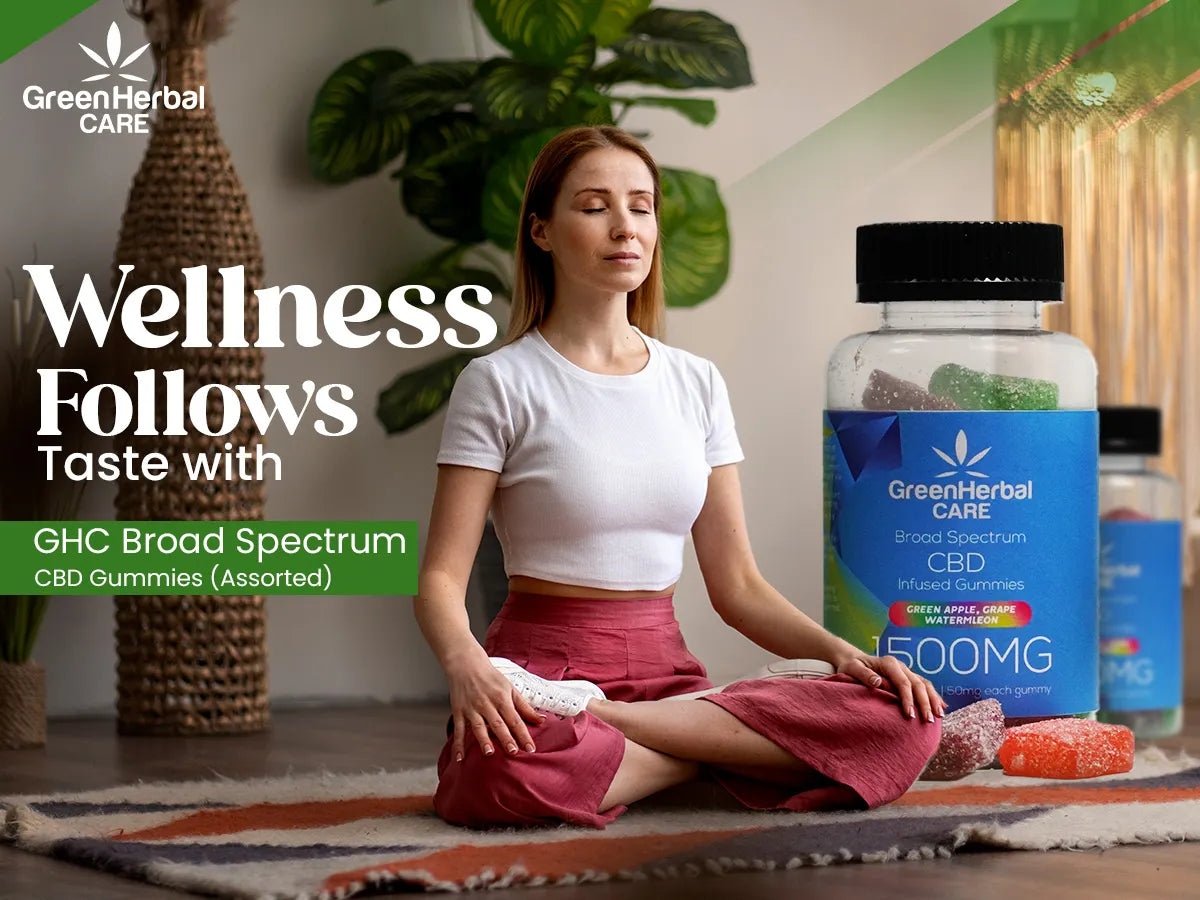 Wellness Follows Taste with GHC Broad Spectrum CBD Gummies (Assorted)