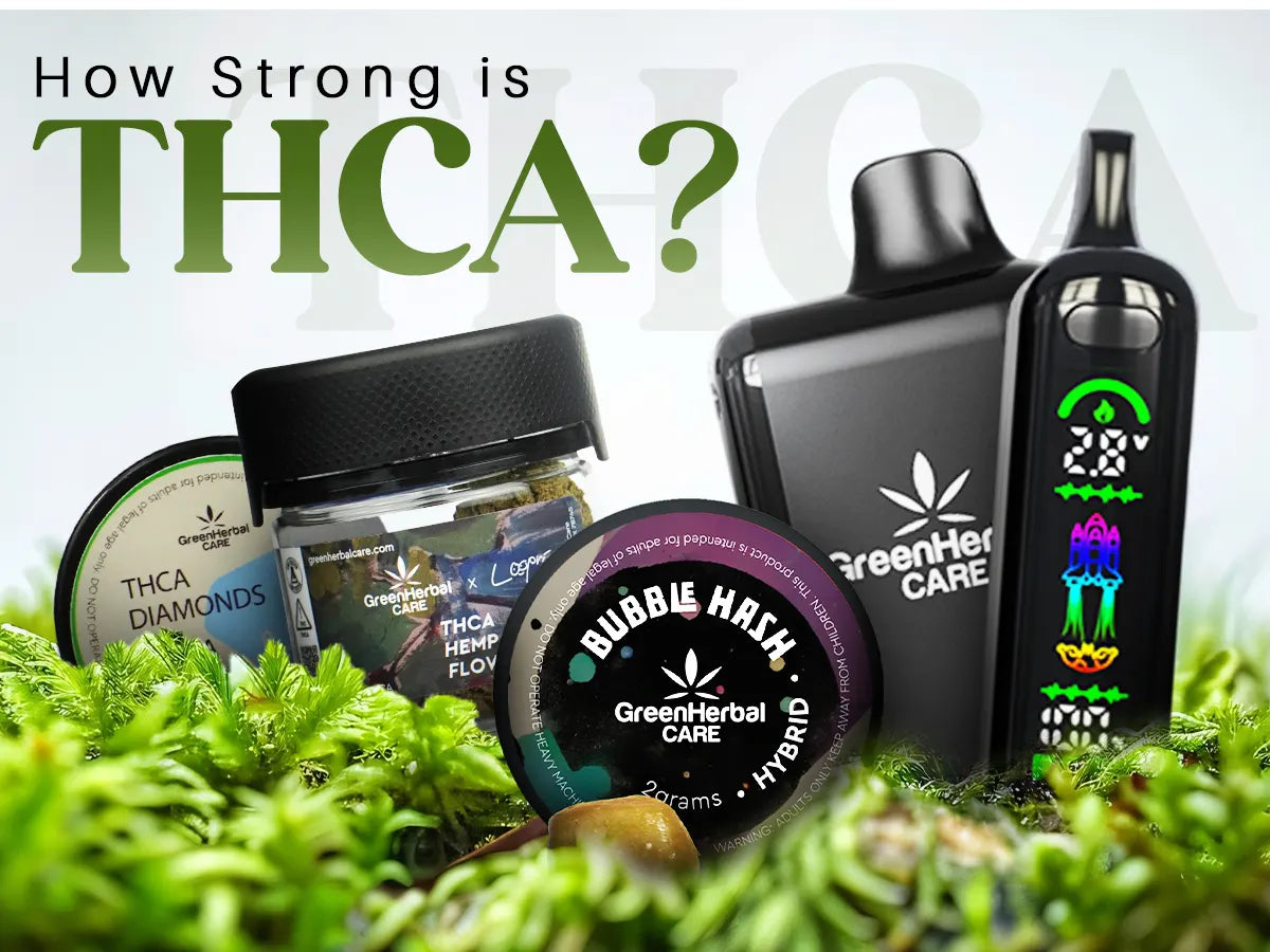 how strong is thca