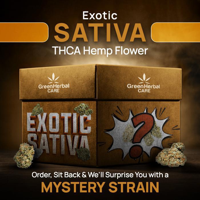 exotic sativa thca hemp flower mystery box