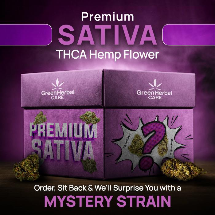 mystery premium sativa strain thca hemp flower
