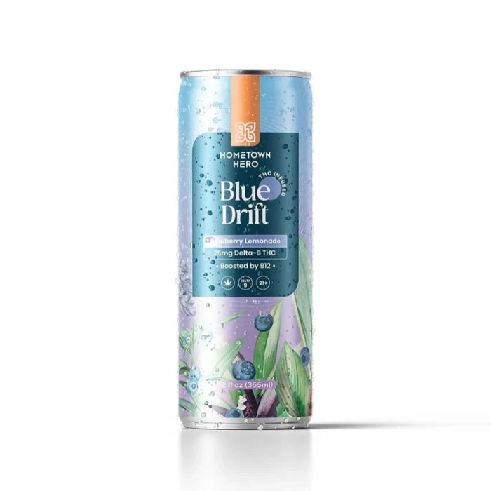 Blue Drift 25mg THC Lemonade Hometown Hero
