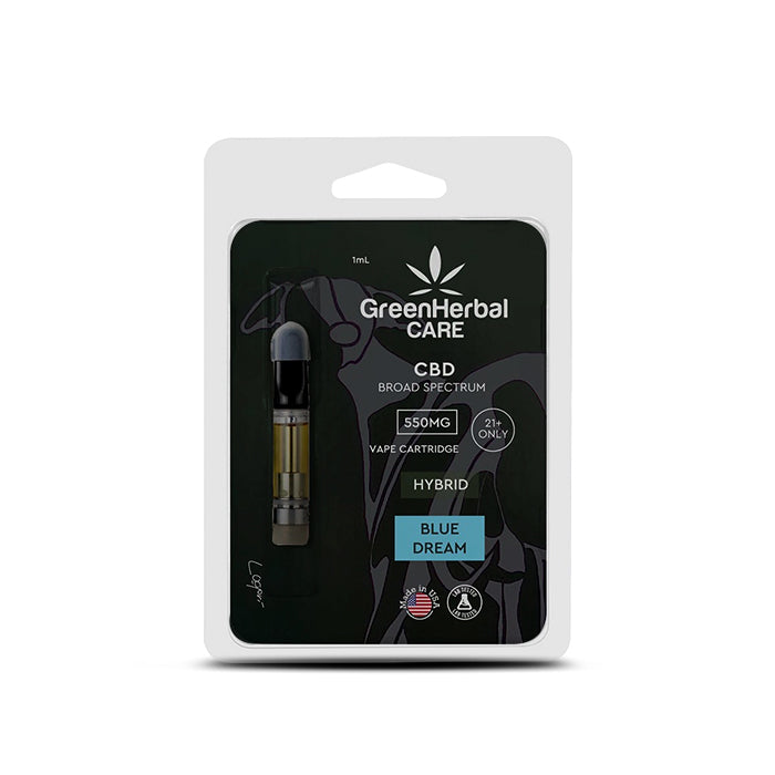 Buy GHC CBD Broad Spectrum Vape Cartridge Blue Dream Hybrid
