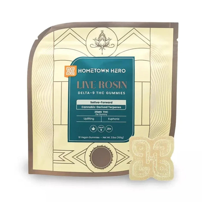 Delta-9 THC Live Rosin Gummies Sativa
