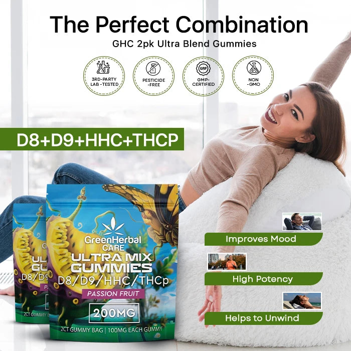GHC 2pk Ultra Blend Gummies Lifestyle Img