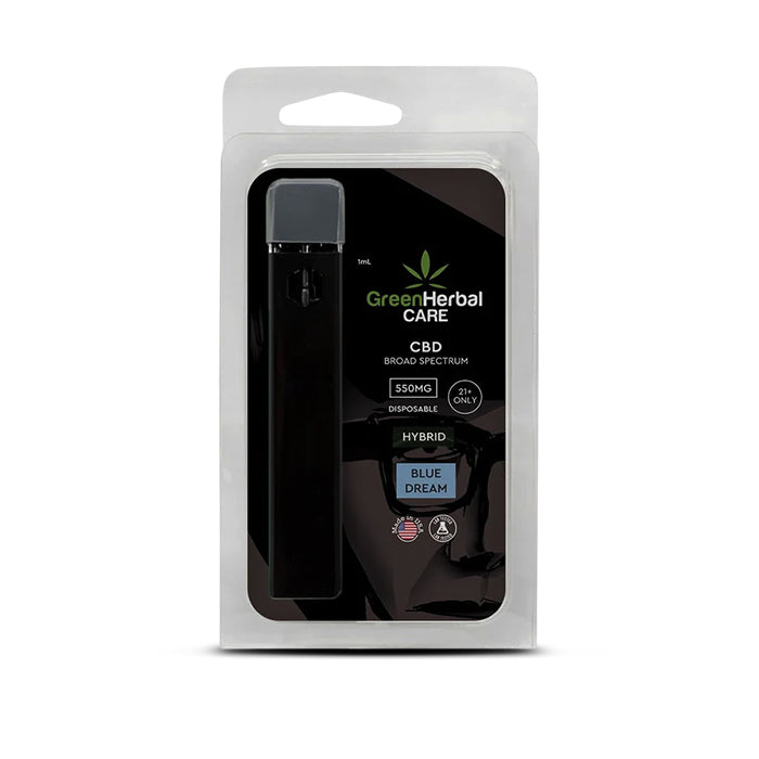 GHC CBD Broad Spectrum Disposable Vape Blue Dream Hybrid