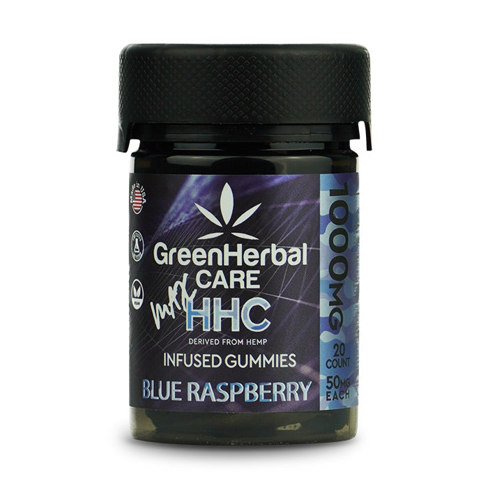 HHC Max Infused Gummies Raspberry 1000mg