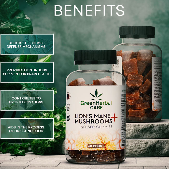 Lions Mane mushrooms Gummies Benefits