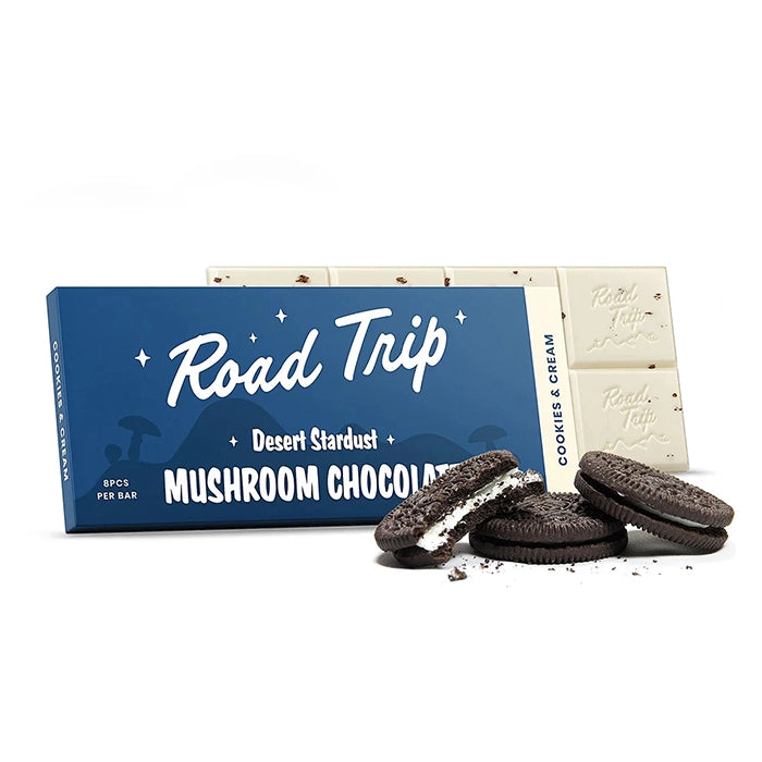 road trip mushroom chocolate