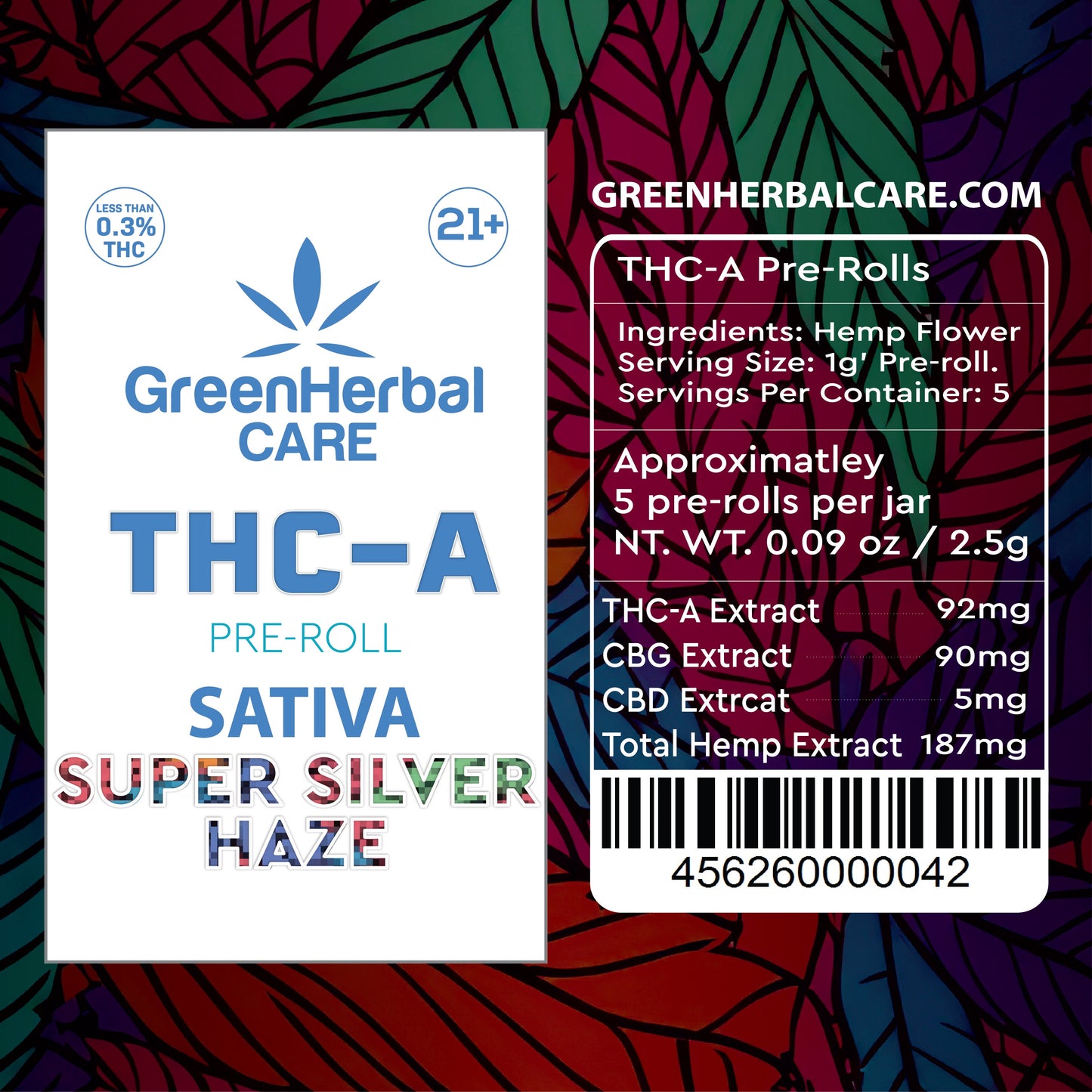 GHC THCA 0.5g Pre-Rolls 5pk