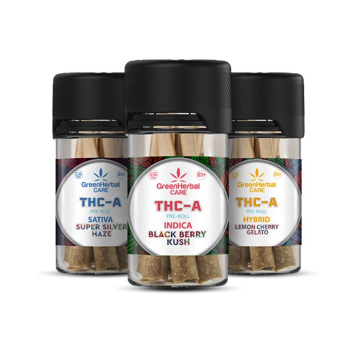 GHC THCA 0.5g Pre-Rolls 5pk - Super Silver Haze (Sativa)