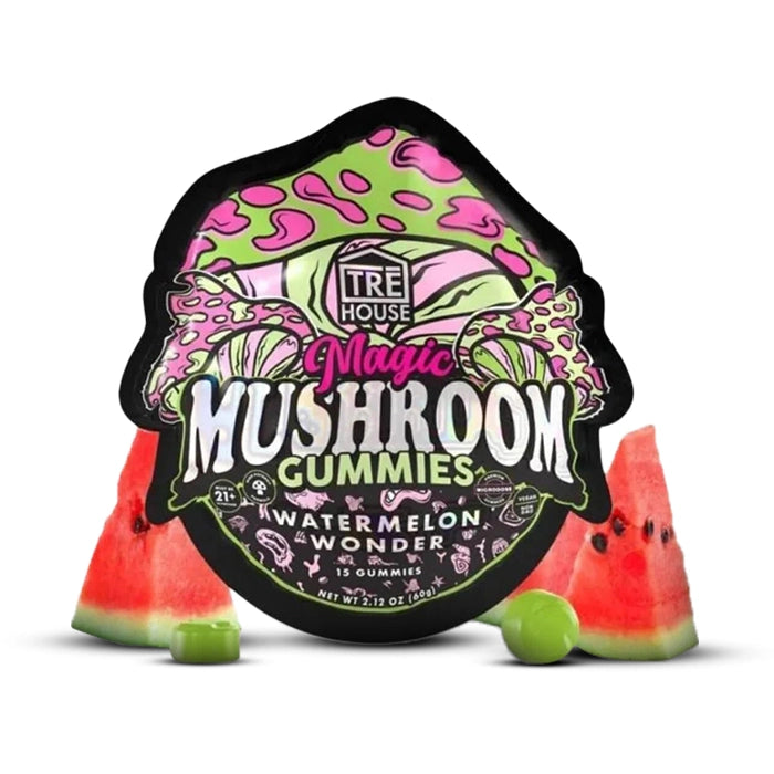 tre house watermelon wonder magic mushroom gummies