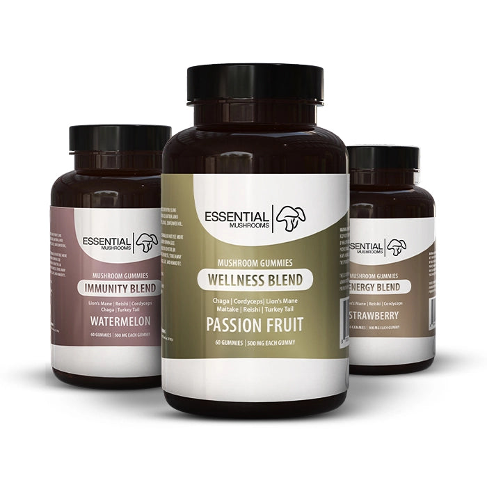 essential mushrooms wellness blend gummies