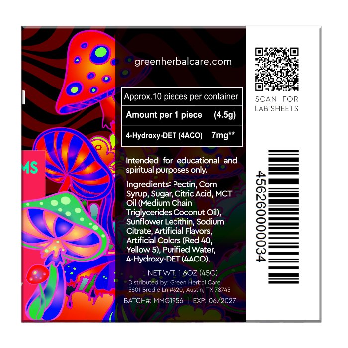 magic mushroom gummies dosage