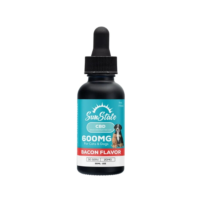 sunstate hemp cbd broad spectrum tincture 600mg for dogs cats