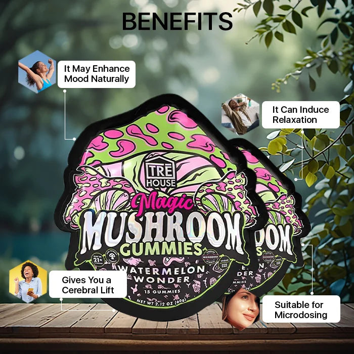 tre house magic mushroom gummies