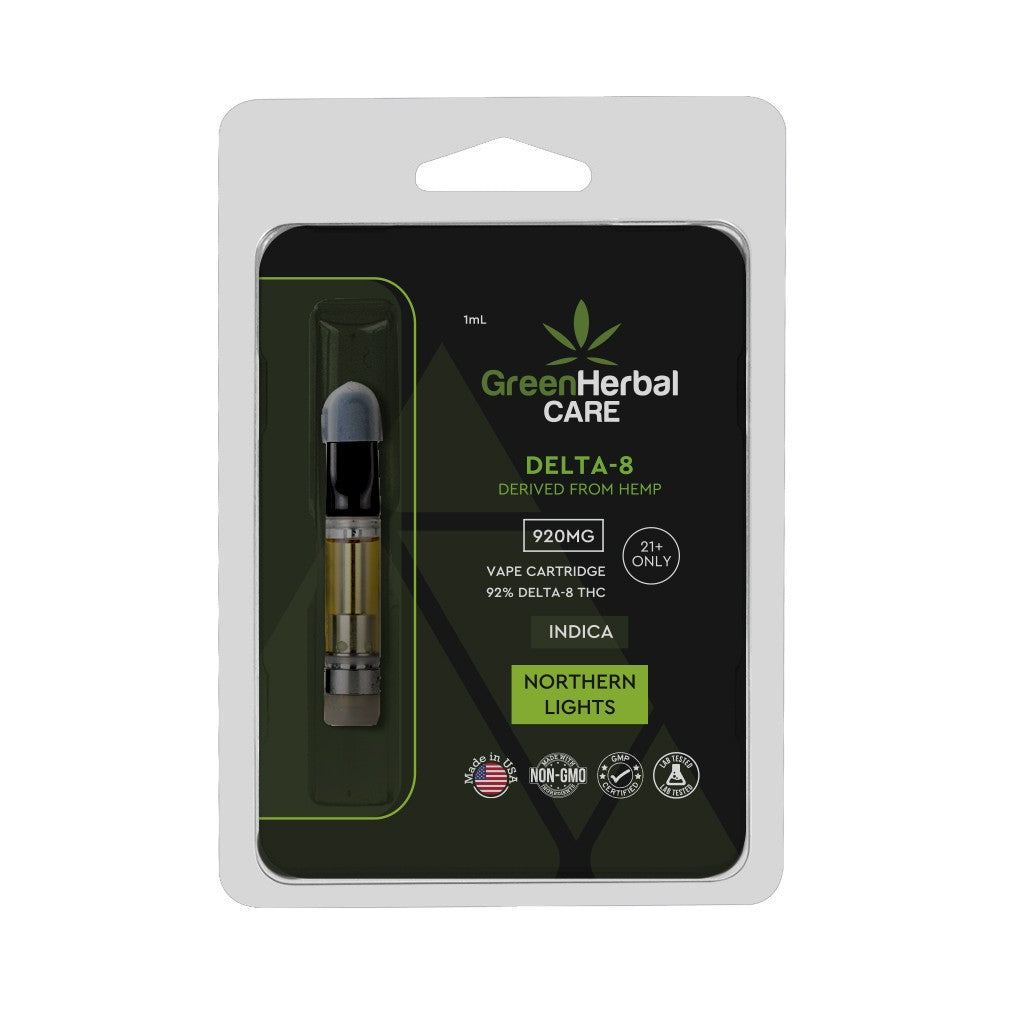 ghc delta-8 vape cartridge indica northern lights 920mg