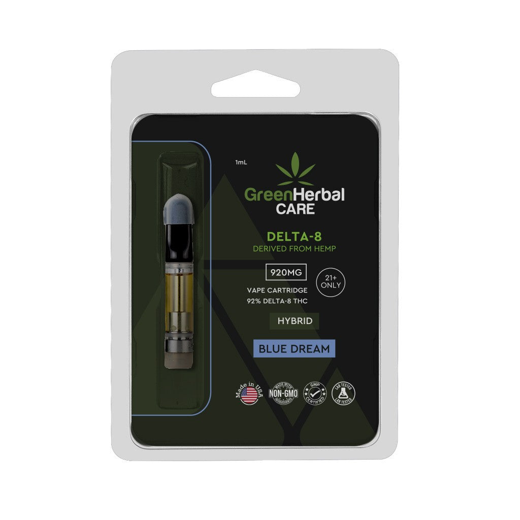 ghc delta-8 vape cartridge hybrid blue dream 920mg