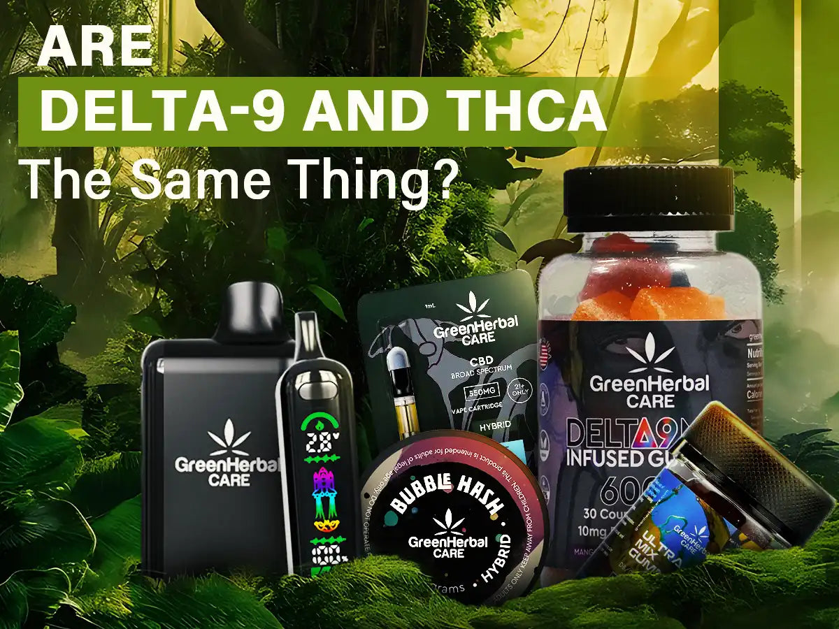 Are Delta-9 and THCA the Same Thing: An Extensive Comparison