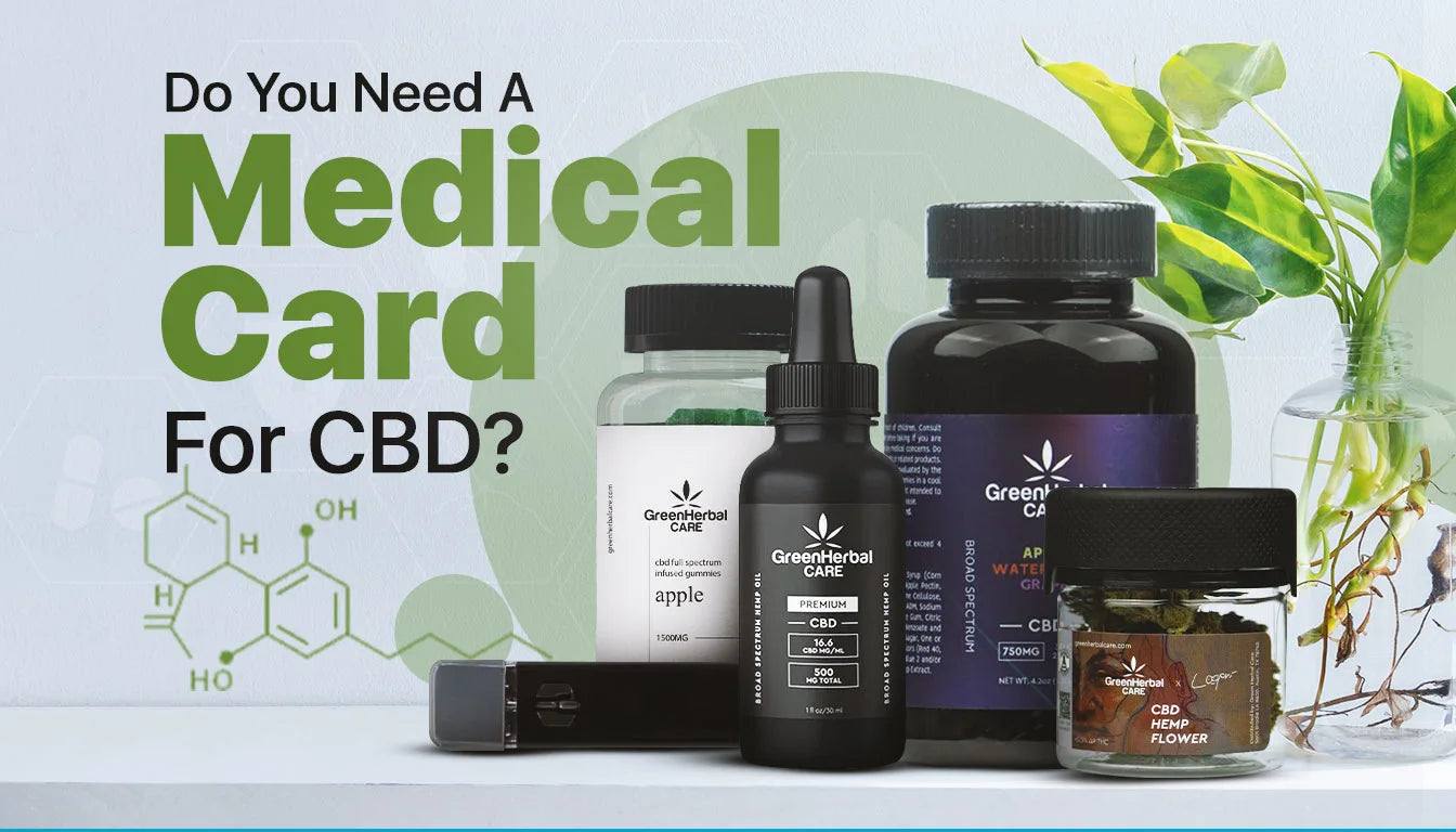 do you need a medical card for cbd products