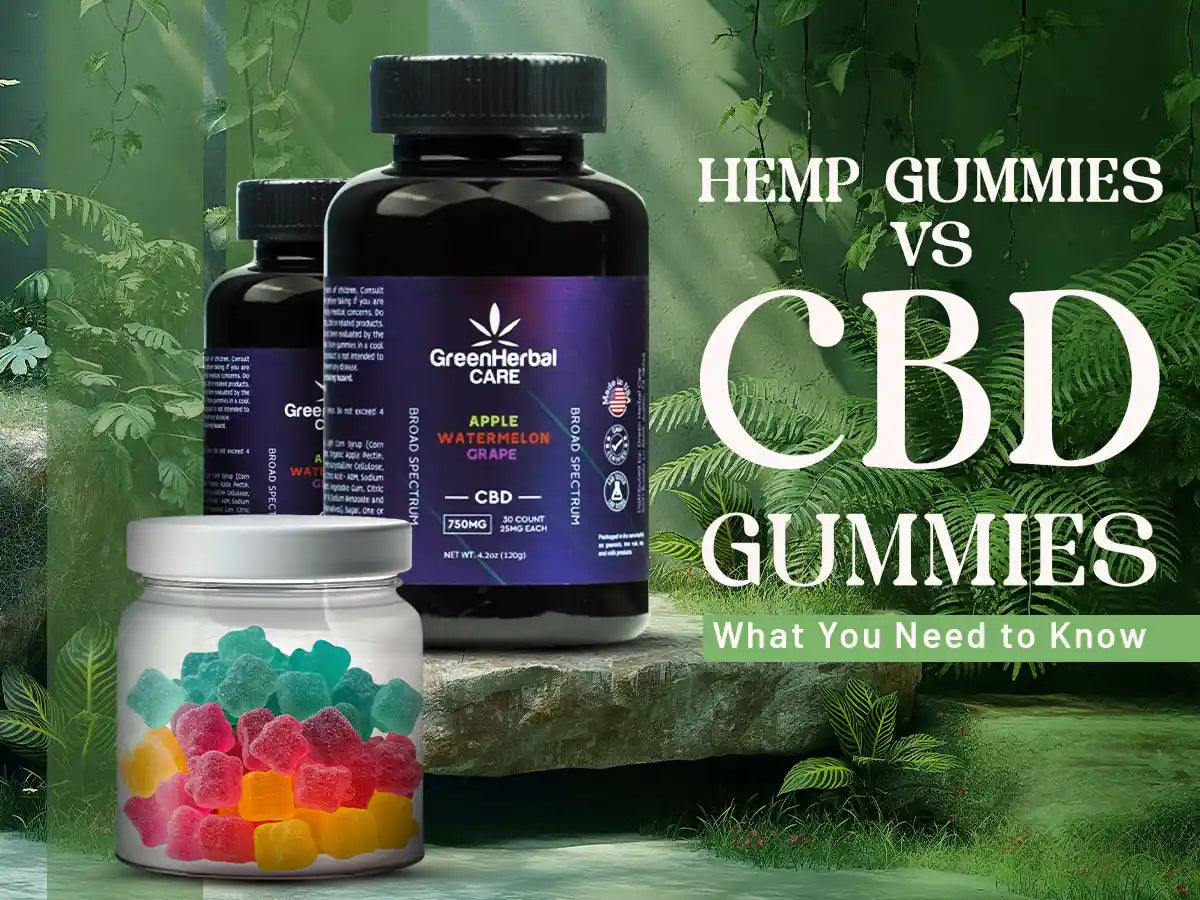 hemp gummies vs cbd gummies