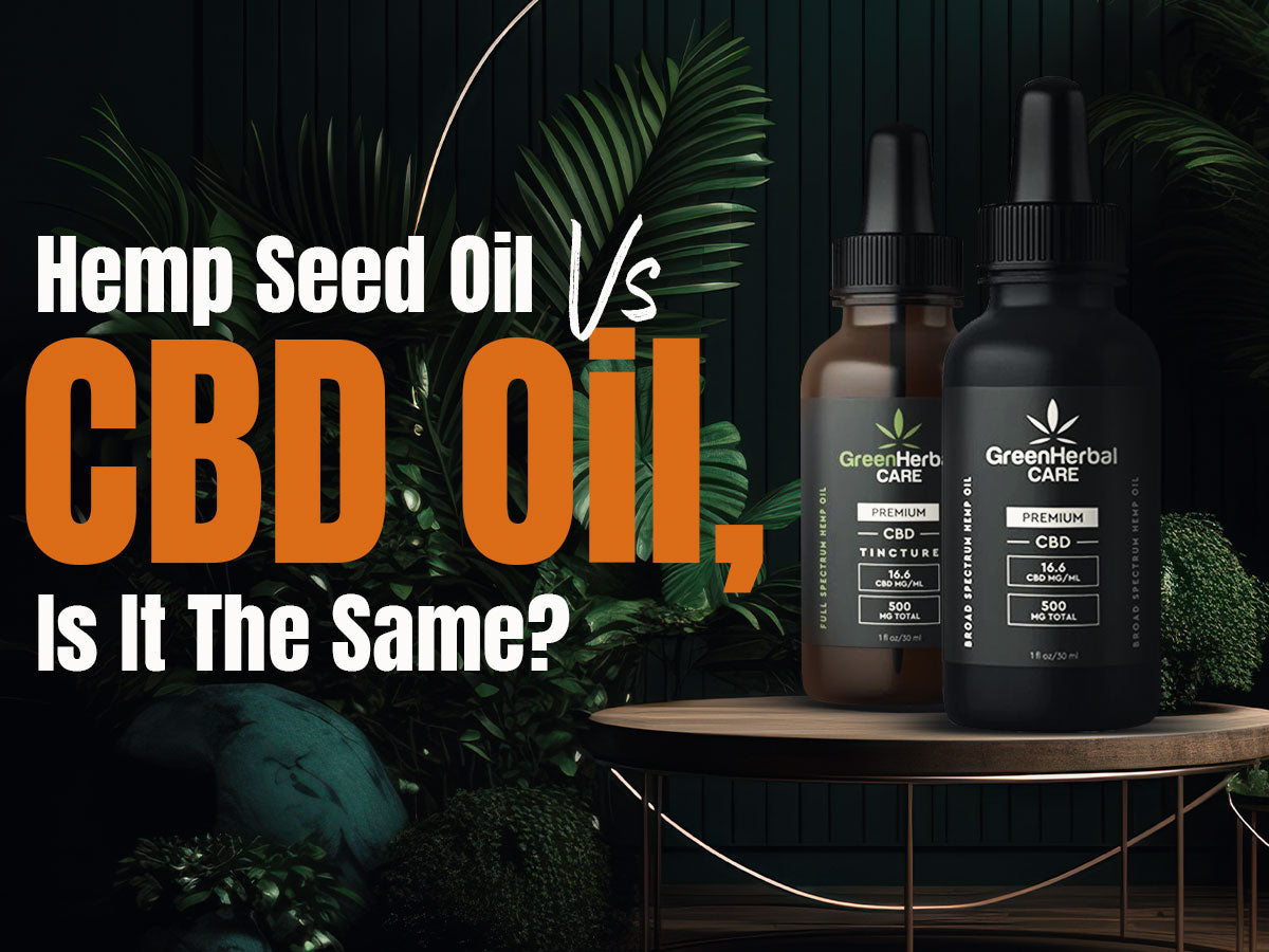 hemp seed oil vs cbd oil
