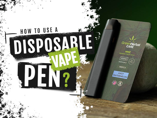 how to use disposable vape pen