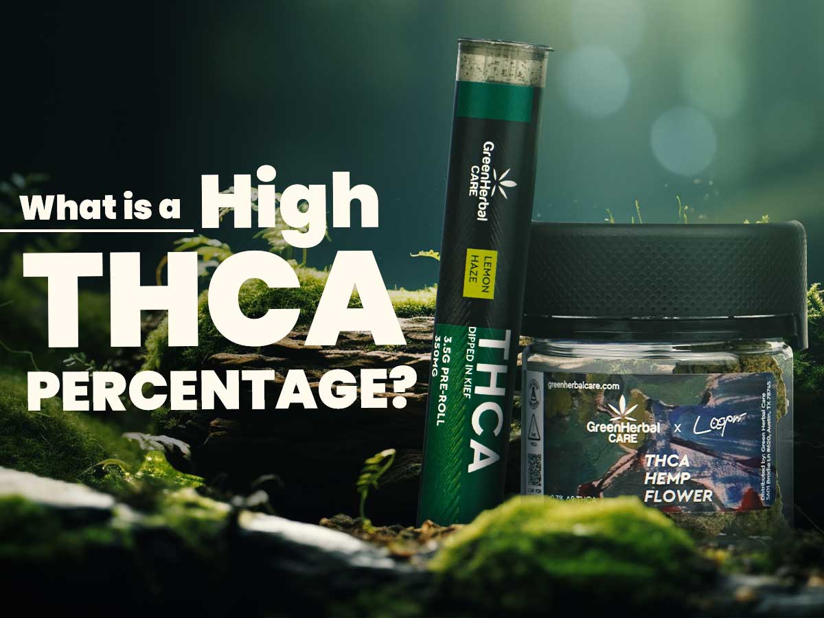 what is a high thca percentage