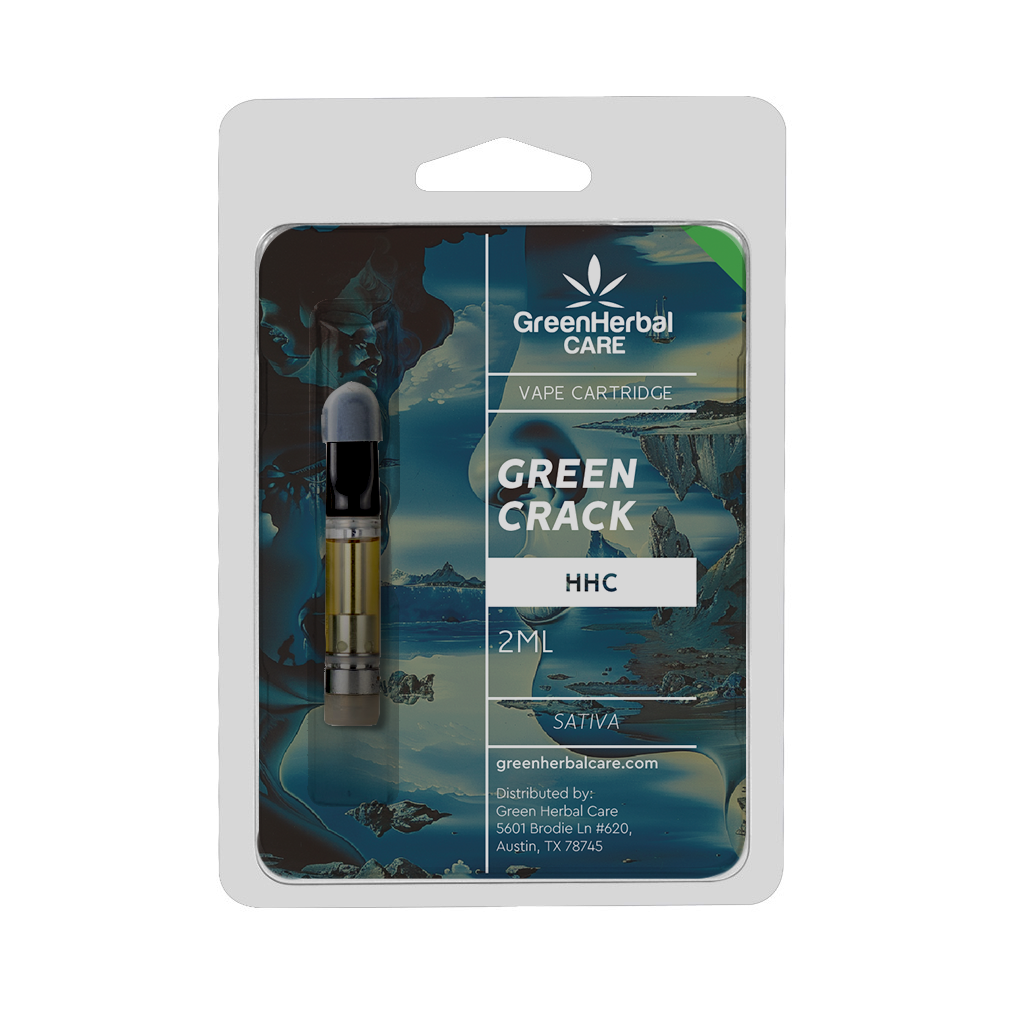 GHC HHC Vape Cartridge - Green Crack (Sativa)