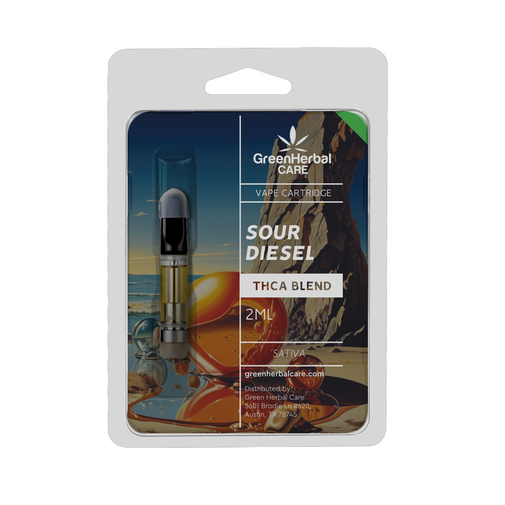 GHC THCA/HHC Blend Vape Cartridge - Sour Diesel (Sativa)