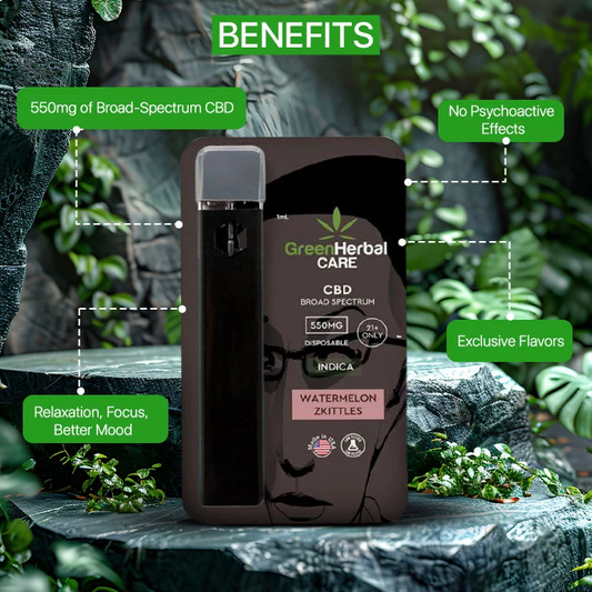 GHC CBD Broad Spectrum Disposable Vape