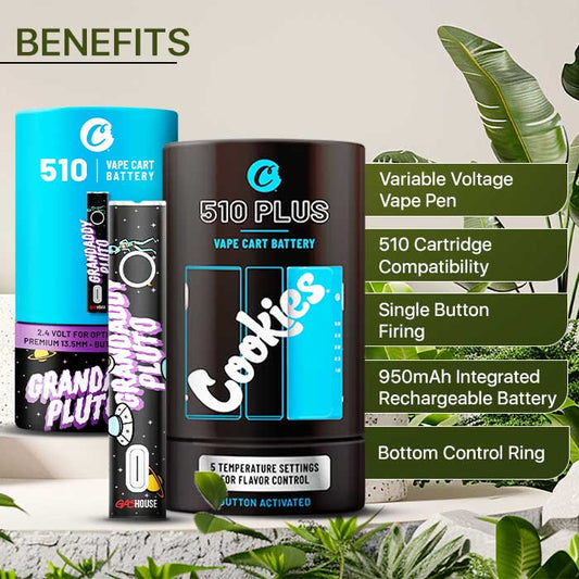 Cookies 510 Plus Vape Cart Battery Benefits Img