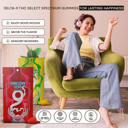 Delta-9 THC Select Spectrum Gummies Lifestyle Img