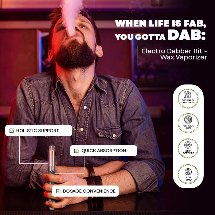 Electro Dabber Kit Wax Vaporizer Lifestyle img