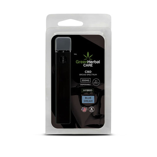 GHC CBD Broad Spectrum Disposable Vape Blue Dream Hybrid