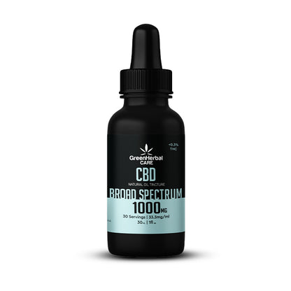 GHC CBD Broad Spectrum Oil 1000mg