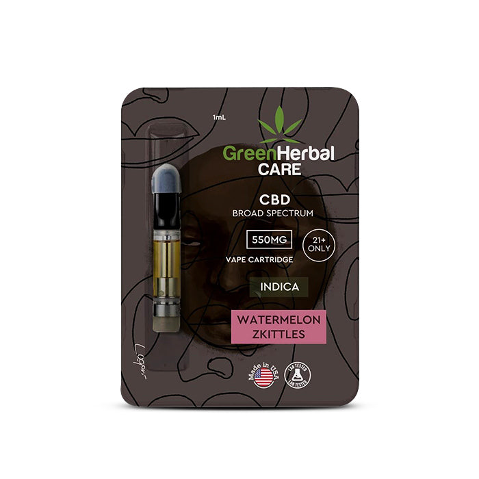 GHC CBD Broad Spectrum Vape Cartridge [Watermelon Zkittles]