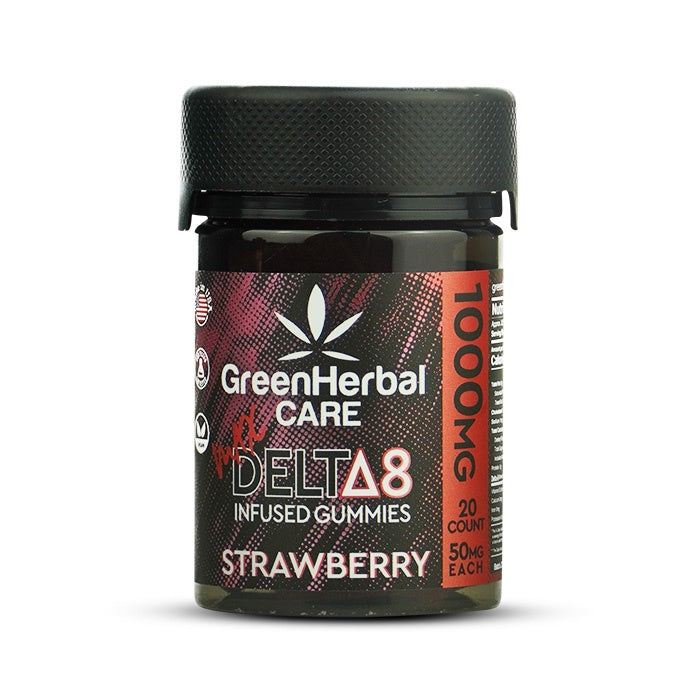 GHC Delta-8 THC Max Gummies Strawberry