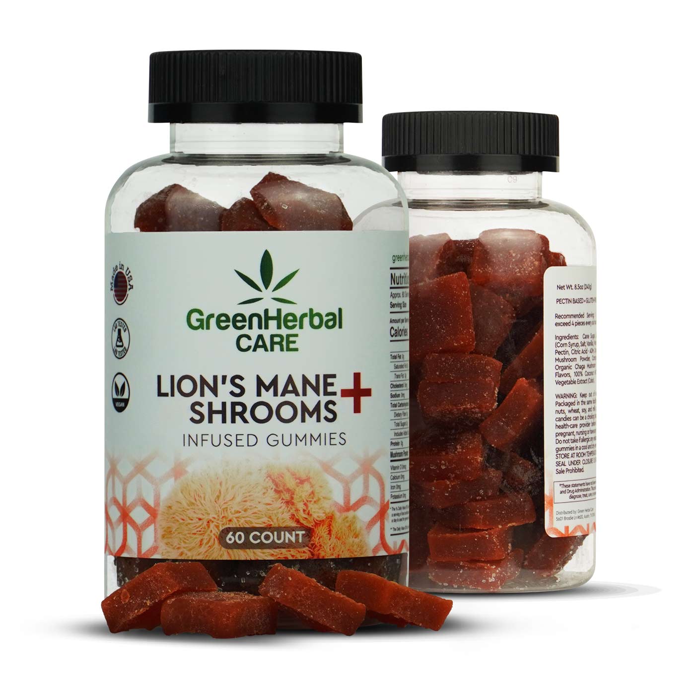 Lion's Mane Shrooms Gummies | Green Herbal Care