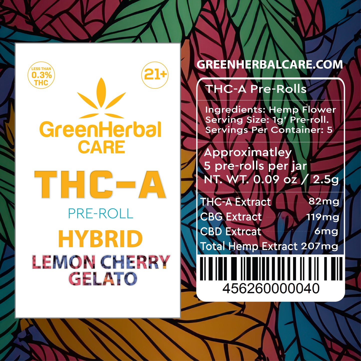 GHC THCA 0.5g Pre-Rolls 5pk
