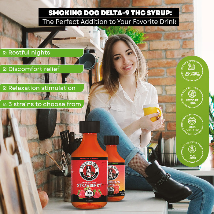 Buy Smoking Dog Delta9 THC Syrup Online Green Herbal Care
