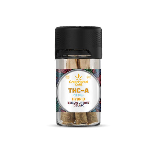 GHC THCA 0.5g Pre-Rolls 5pk - Lemon Cherry Gelato (Hybrid)
