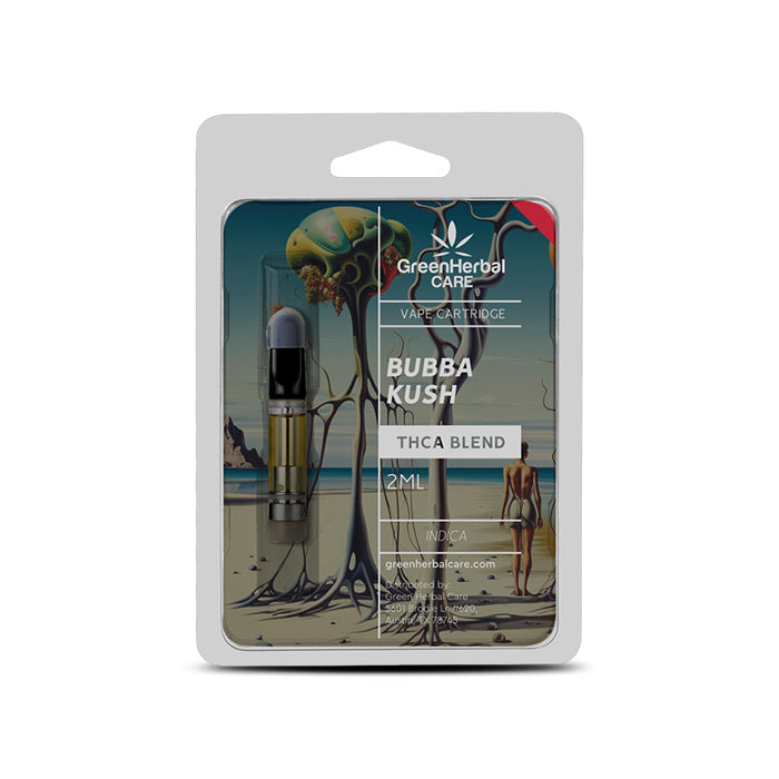 THCA Blend Bubba Kush Vape Cartridge For Sale