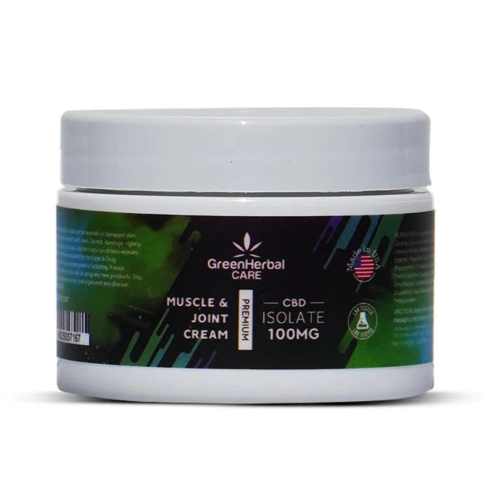 cbd isolate muscle joint cream 100mg