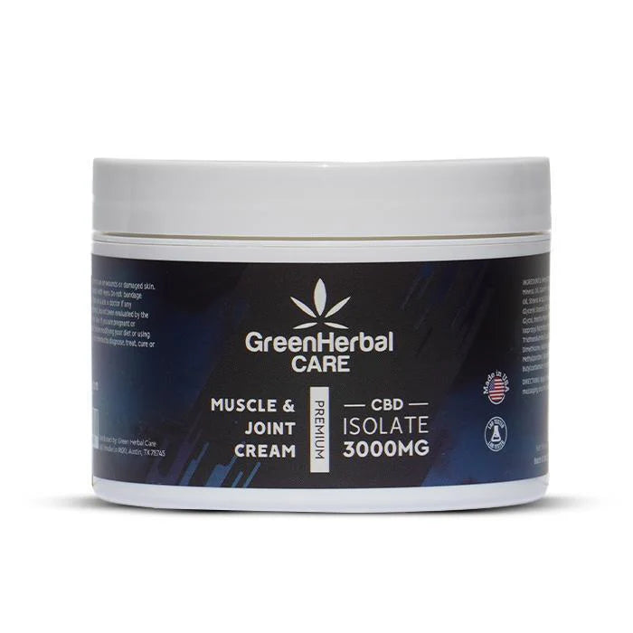 cbd isolate muscle joint cream 3000mg