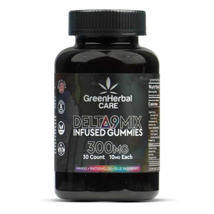 delta 9 thc infused gummies assorted 300mg