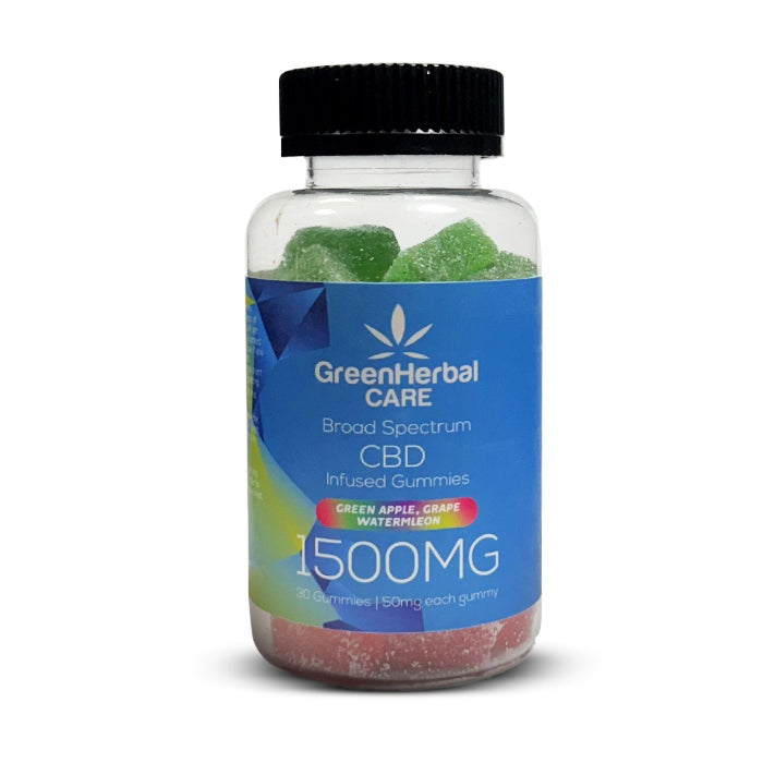 ghc broad spectrum cbd infused gummies 1500mg