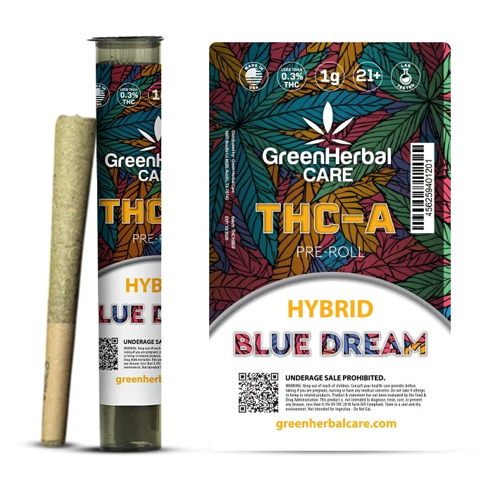 ghc thca pre-roll hybrid blue dream