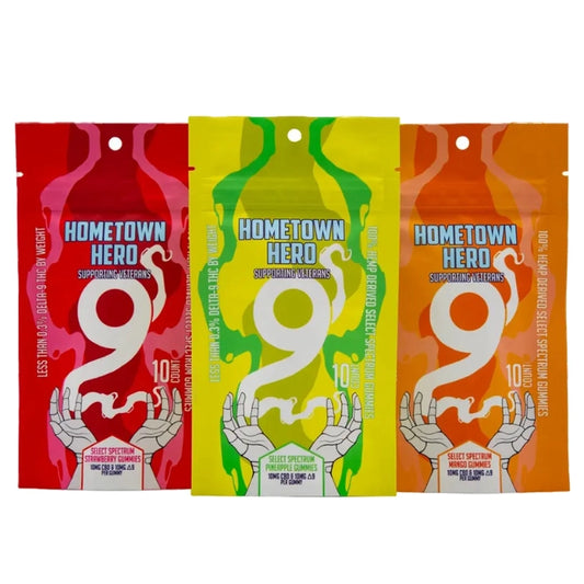 hometown hero delta-9 thc select spectrum gummies