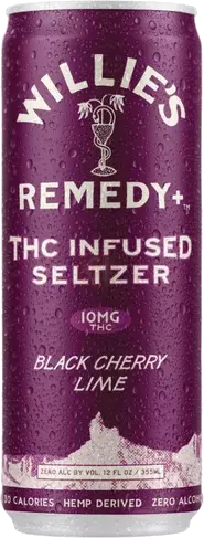 Willie's Remedy+ THC Infused Seltzer
