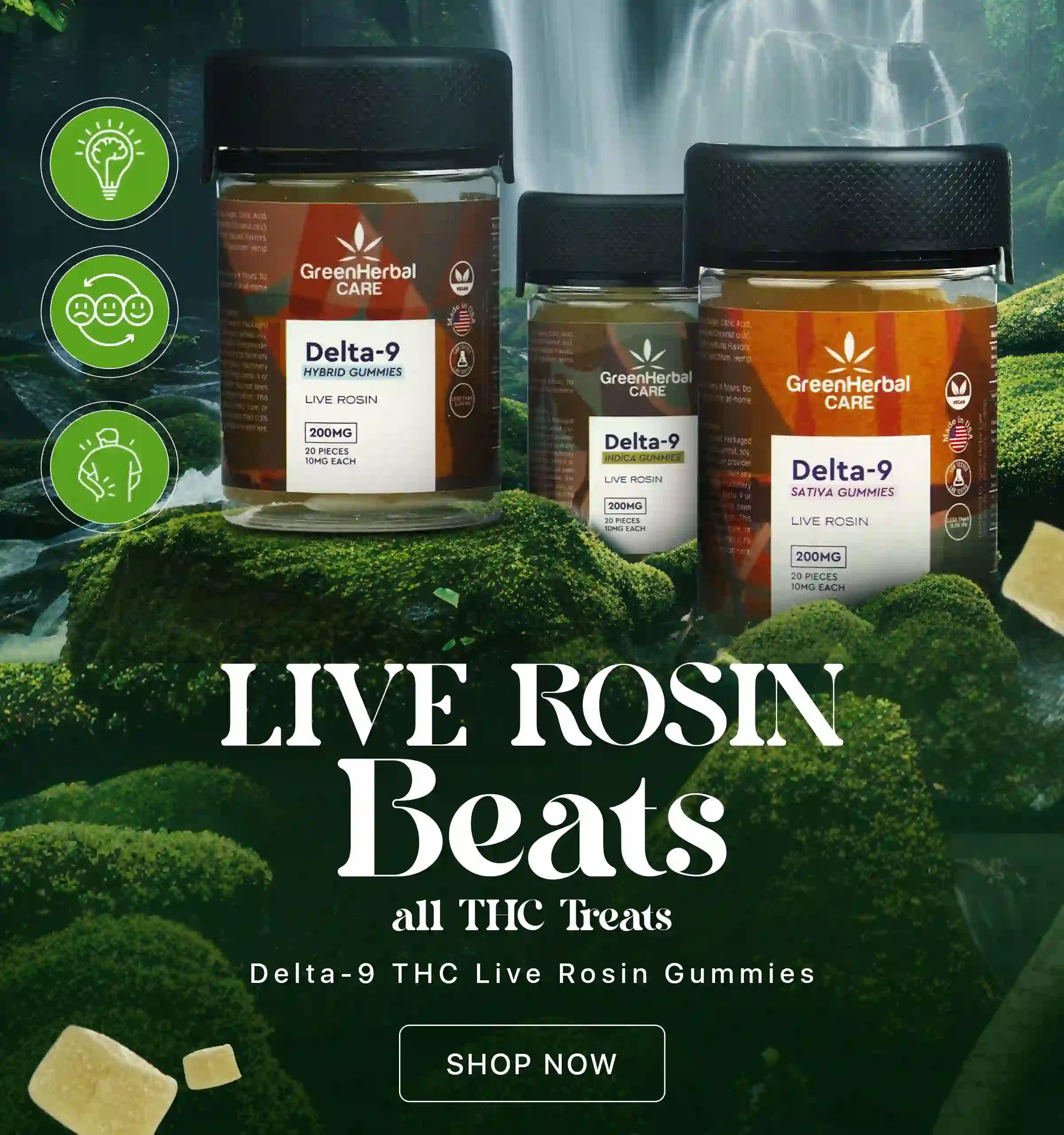 live rosin thc gummies home page banner mobile